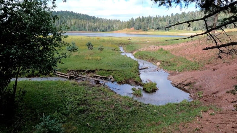 San Gregorio Reservoir - Sandia Peak Mountains 